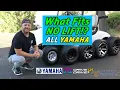Non-Lifted Yamaha Golf Cart Wheels and Tires What Fits Stock NO LIFT