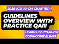 2025 ICD-10-CM Chapter 1 Coding Guidelines Explained With Questions Answers HIV Coding