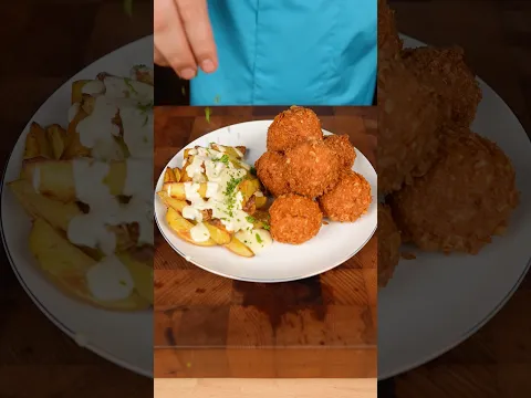 Cheese chicken meatballs 🤤 #shorts