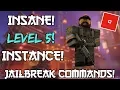 INSANE INSTANCE JAILBREAK CMDS CONSOLE CMDS WALKSPEED NOGRAV GOD PATCHED