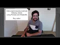 Data preprocessing example dealing with missing values