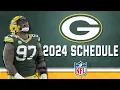 Green Bay Packers 2024 Schedule Release - NFL Gameplan