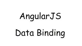 AngularJS Data Binding Tutorial