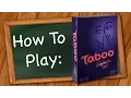 How to Play Taboo