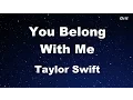 Download Lagu You Belong With Me - Taylor Swift Karaoke【With Guide Melody】