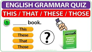 This That These Those English Quiz | Can you get 20/20? | English Grammar Quiz by Woodward English