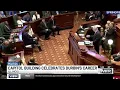 Durbin warns of deep divisions in farewell address to Illinois lawmakers