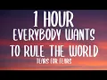 Download Lagu Tears for Fears - Everybody Wants to Rule the World (1 HOUR/Lyrics) \