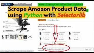 Scrape Amazon Product Data using Python with Selectorlib Free Script Python