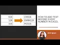 How to add text before every number in Excel 3 methods haminh1804
