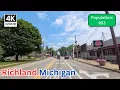 Driving Through Richland Michigan Scenic Small Town Tour in 4K