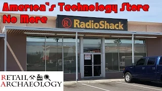 RadioShack America s Technology Store No More - Retail Archaeology Dead Mall Retail Documentary