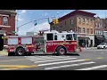 BRAND NEW 2022 FDNY ENGINE 307 RESPONDING FROM QUARTERS ON NORTHERN BOULEVARD IN QUEENS NEW YORK