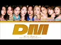 fromis_9 DM Lyrics (프로미스나인 DM 가사) (Color Coded Lyrics)