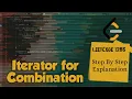 Iterator for Combination LeetCode August Challenge