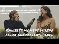 Eliza and Ossian The Last Kingdom make people laugh during