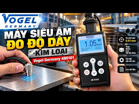 Máy siêu âm đo độ dày kim loại Vogel Germany 480101
