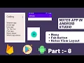 Notes app in android studio Menu design Note layout design Part - 8 Tech Projects