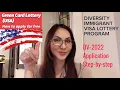 How to Apply for US Green Card Lottery Diversity Visa Lottery Filling Up The Form