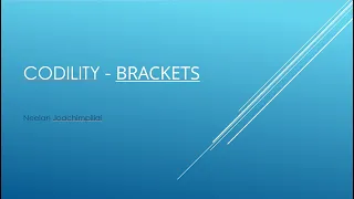 Codility - Brackets JavaScript
