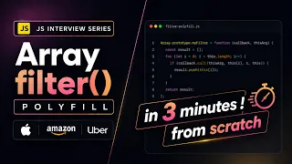 Build JavaScript Filter Polyfill From Scratch