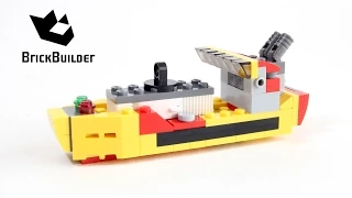 Lego Creator 31029 Cargo ship - Lego Speed Build