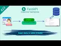 FastAPI CRUD Tutorial Create POST API to Insert Data into Database