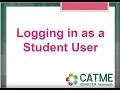 Logging In as a Student User - Closed Caption accessibility