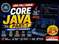 Java Full Course Part 1 Core Java OOPs Complete for Beginners Free Java Course in Hindi