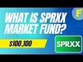 What is SPRXX Fidelity Money Market Fund Explained - Financial Freedom Show EP 41