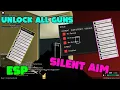 ROBLOX PHANTOM FORCES UNLOCK ALL GUNS SKINS ATTACHMENTS AIMBOT GUN MODS FLY