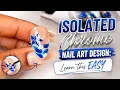 Fine China Nails Sophisticated Floral Nail Design Porcelain China nails isolated chrome nail