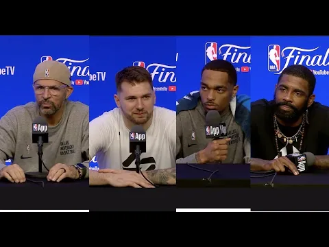 Download MP3 Dallas Mavericks NBA Finals Media Day Interview: Kyrie Irving, Luka Doncic, Jason Kidd, More