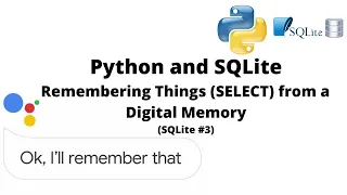 Python SQLite Remembering SELECT Things from Digital Memory SQLite