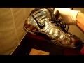 Nike Foamposite Pro Quai54 OIL SPILLS Custom Galaxy Metallic Electric