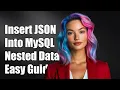 How to insert nested json data in mysql table