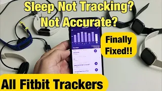All Fitbits Sleeping Not Tracking Not Accurate Not Working FInaly FIXED