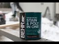 Behr Espresso B6212 Stain and Poly In One Review