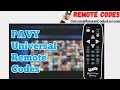 Programming Pavy Universal Remote Codes 2026