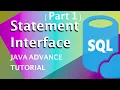 java Database Connectivity MySql Statement Interface Loading And Registering Driver JDBC part1