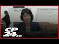 Mayor Olivia Chow speaking at Second Harvest in Etobicoke