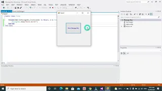 Displaying Hello World in Message Box using Button