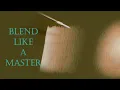 How to blend flesh tones in egg tempera or acrylic