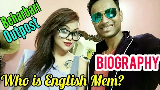 who is beharbari outpost fame english mem real biography of sravanti sharma interview with bhukhan