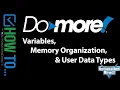BRX Do-more Designer Variables Memory Organization User Data Types from AutomationDirect