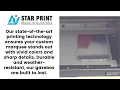 Transform Your Event with Custom Printed Marquees Star Print