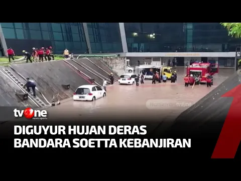 Area Loading Dock Soetta Terminal 3 Tangerang Banjir