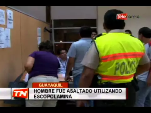 Hombre fue asaltado utilizando escopolamina