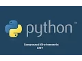 Python Compound Statements Part-1 List