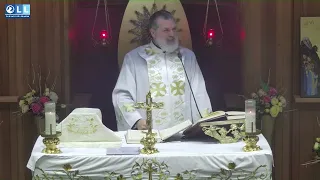 قد اس عيد جميع القد يسين مباشرة من مزار سيدة لبنان حريصا يحتفل به الاب فادي تابت 